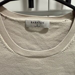 Babaton Beige Knit Top